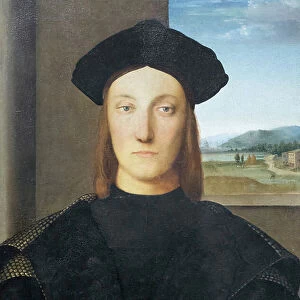 Portrait of Guidubaldo da Montefeltro, 1503-06, (oil on wood panel)
