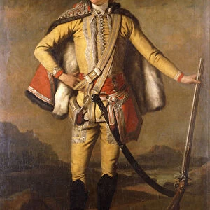 Portrait of John Lindsay, 20th Earl of Crawford and Lindsay, full length