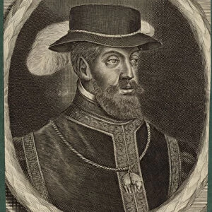 Portrait of King Philip II of Spain (engraving)