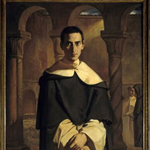 Portrait of Lacordaire (Henri Lacordaire (1802-1861), (religious of the Dominican Order)