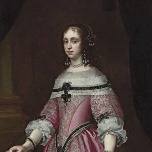 Portrait of a lady (oil on canvas)