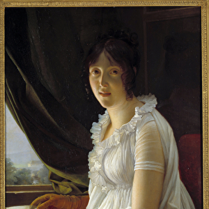 Portrait of Madame Barbier Walbonne (1763-1837) wife of the painter Jacques Luc Barbier