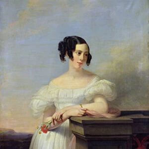 Portrait of Madame Vaussard (oil on canvas)
