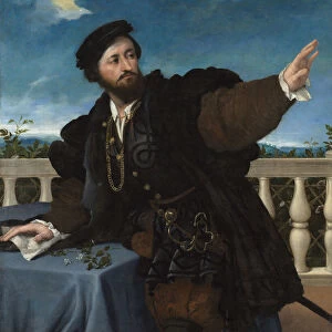 Portrait of a Man, possibly Girolamo Rosati, 1533-34 (oil on canvas)