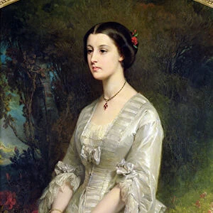 Portrait of Marie de Bonneval, Duchess of Cadore, 1854 (oil on canvas)