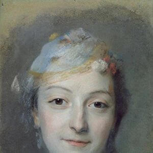 Portrait of Marie Fel (1713-78) 1757 (pastel on paper)