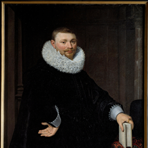 Portrait of Mr. Vrydags Van Vollenhoven Jr. Painting by Jan Van Ravesteyn