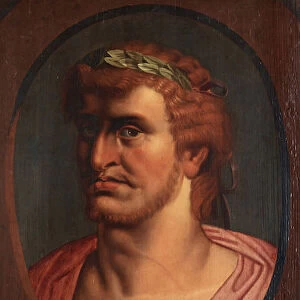 Portrait de Neron (Portrait bust of Nero). Neron ou Lucius Domitius Ahenobarbus (37-68