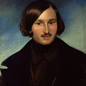 Portrait of Nikolay Gogol, 1841 (oil on canvas)