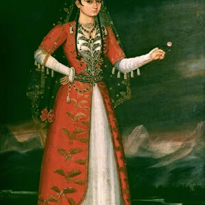 Portrait of Nino Eristavi, Iranian, 1829 (oil on canvas)
