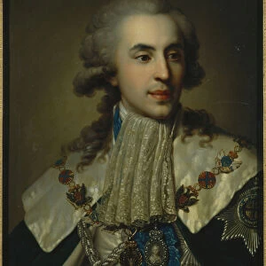 Portrait of Prince Platon Zubov, 1793 (oil on canvas)