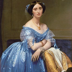 Portrait of the Princesse de Broglie, 1853 (oil on canvas)