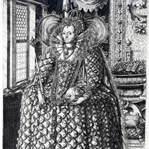 Portrait of Queen Elizabeth I (engraving)