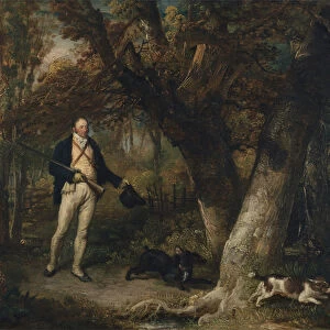 Portrait of the Rev. Thomas Levett and Favourite Dogs, Cock-Shooting, 1811 (oil