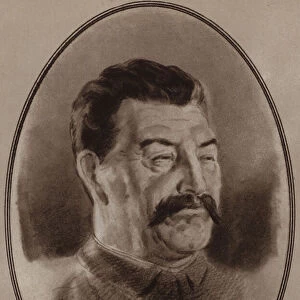 Portrait of Stalin (litho)