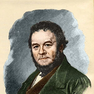 Portrait of Stendhal (Henry Beyle) (Grenoble, 1783 in Paris, 1842), French writer