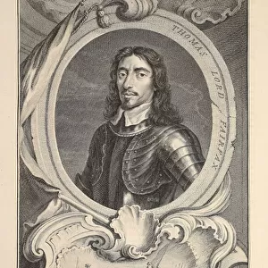 Portrait of Thomas, Lord Fairfax, illustration from