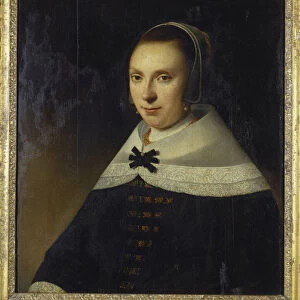Portrait of a Young Woman, 1654 (oil on panel)