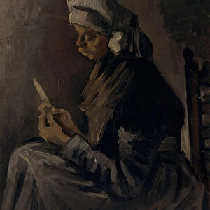 The Potato Peeler, 1885 (oil on canvas)