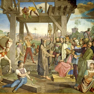 Preparations for the assault on Jerusalem (fresco)