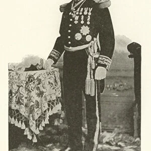 President Porfirio Diaz (black and white photograph)