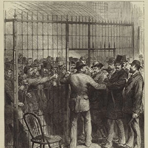 The Presidential Election in America, Fraudulent Voters in Custody at the United States Circuit Court, New York (engraving)