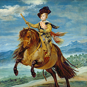 Prince Balthasar Carlos on Horseback, c. 1635-36 (oil on canvas)