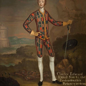 Prince Charles Edward Stuart, Son of the Old Pretender, 1745 (oil on canvas)