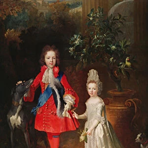 Prince James Francis Edward Stuart and Princess Maria Theresa Stuart, 1695 (oil