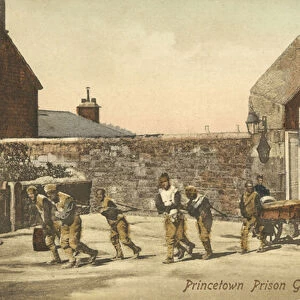 Princetown Prison Gate, Dartmoor (colour photo)