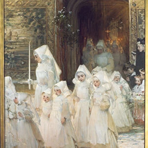 Procession of Young Girls on Confirmation Day, L hopital de Beaune