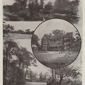 The Projected Enlargement of Hampstead Heath, Views of Golders Hill Estate (litho)