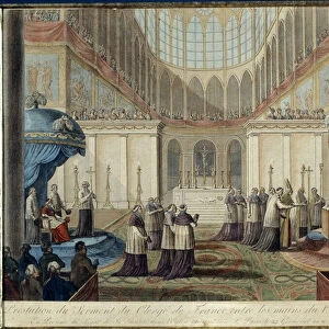 Promulgation of the Concordat of 1801: sworn in by the clerge of France in the hands of