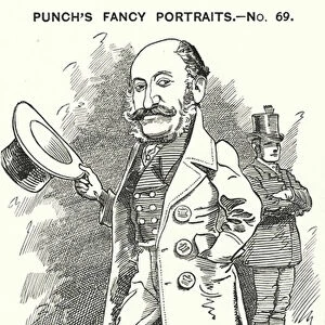 Punch cartoon: Henry Charles Fitzroy Somerset, 8th Duke of Beaufort, English soldier and Conservative politician (engraving)