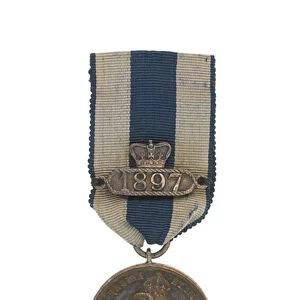 Queen Victoria Diamond Jubilee Medal 1897 awarded to Captain John Grant Malcolmson VC, 3rd Regiment of Bombay Light Cavalry (metal)