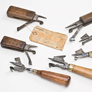 Race knives, 18th - 19th century (wood & metal)
