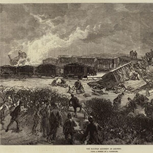 The Railway Accident at Arlesey (engraving)
