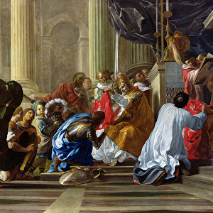 Raymond IV de Saint-Gilles (c. 1043-1105) Taking the Cross, 1706 (oil on canvas)