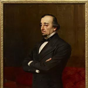 Realism : Portrait of Benjamin Disraeli, 1st Earl of Beaconsfield (1804-1881) par Weigall