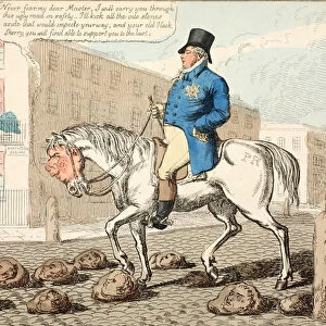 The Regents Hack, pub. 1812 (hand coloured engraving)