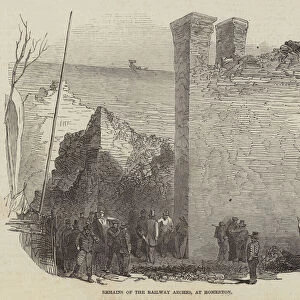 Remains of the Railway Arches, at Homerton (engraving)