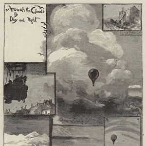 A Remarkable Balloon Voyage by Mr Coxwell (engraving)