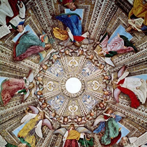Representations of Prophetes and Angels Fresco by Melozzo da Forli (Melozzo degli Ambrosi