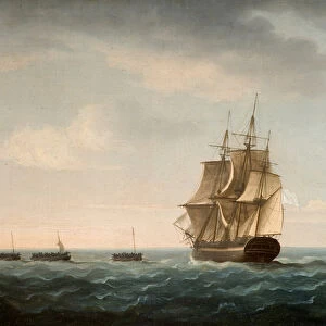Rescue of the Guardians Crew by a French Merchant Ship