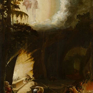 The Resurrection, 1527 (oil coated on parchment on basswood)