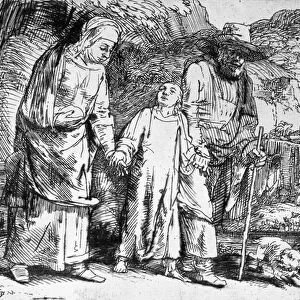 The Return from Egypt, or Jesus Christ Taken Back from the Temple, 1649 (etching)