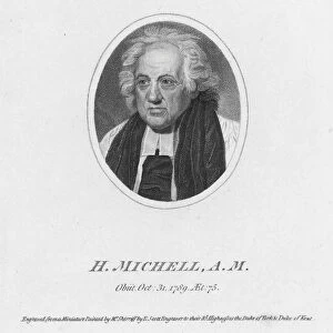 The Reverend Henry Michell, English clergyman and writer (engraving)