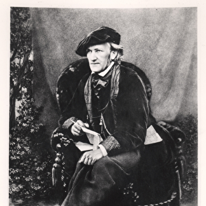 Richard Wagner (1813-1883) (b / w photo)