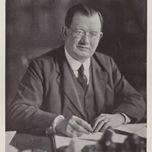 Right Honourable John Wheatley, MP, First Labour Minister of Health (b / w photo)