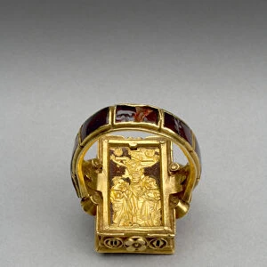 Ring from the Thame Hoard (gold & semi-precious stones) (detail of 115725)